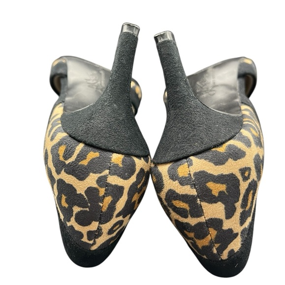 Life Stride Women’s Heels Brown Black Leopard Animal Print Stiletto Size 6 Glam - Picture 6 of 9